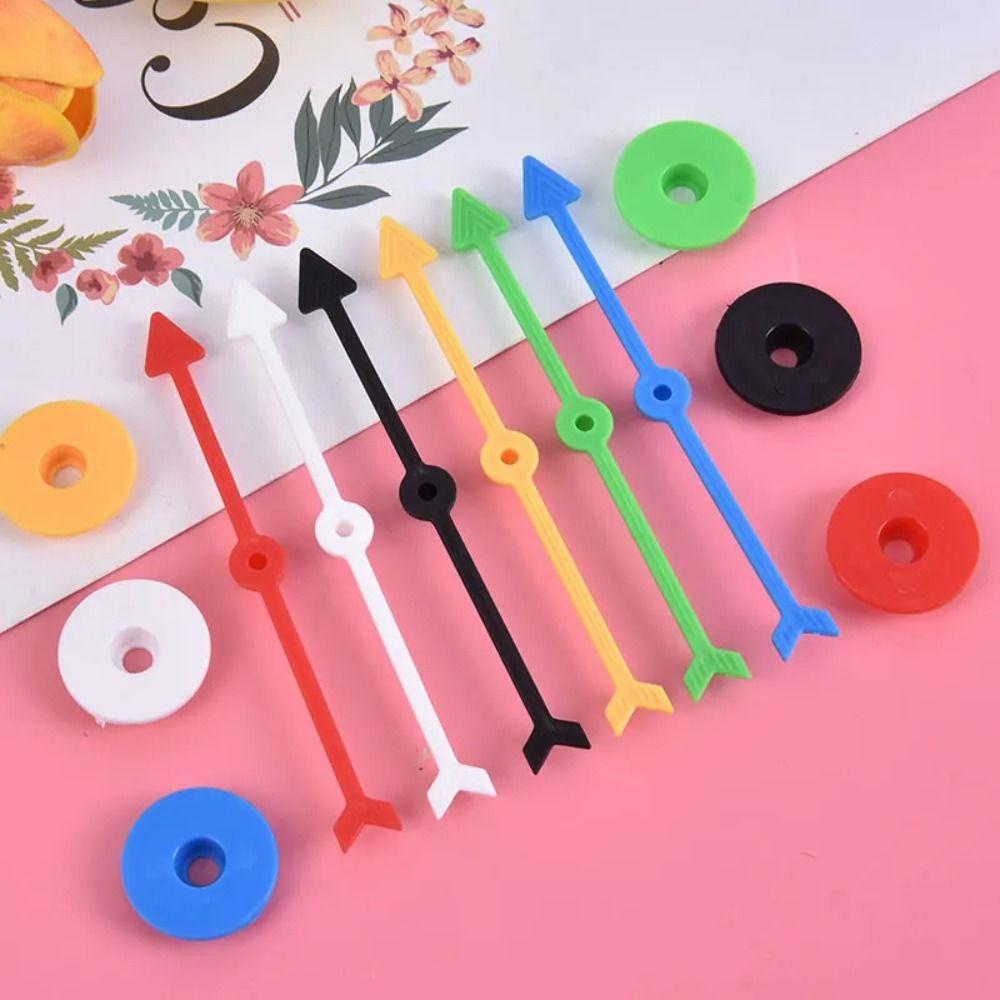 6PCS Pointer Spinner Arrow Children's Toy Board Game Arrow Plastic Rotating Arrow Game Accessories