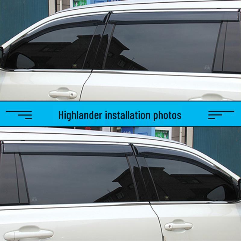 Дефлекторы боковых окон Toyota Highlander - Аксессуары для экстерьера и дверей