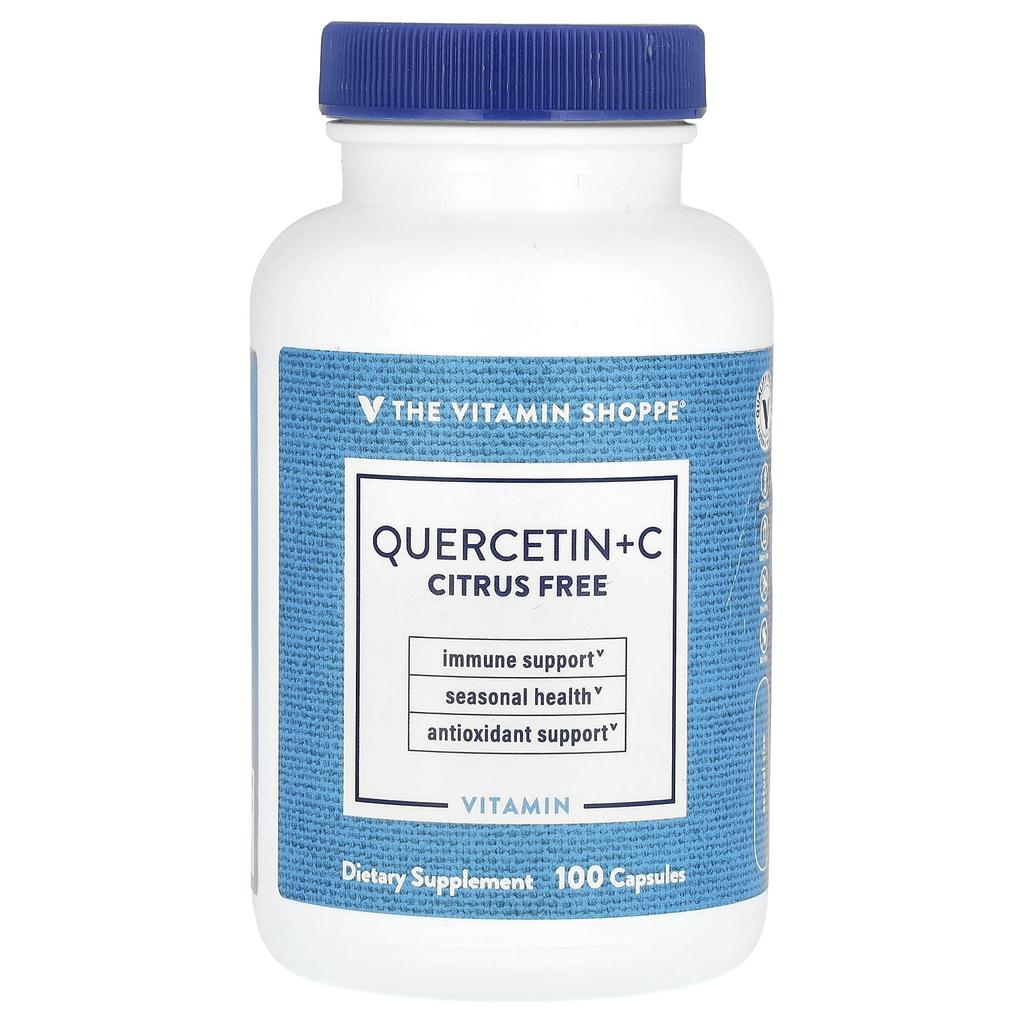 Quercetin + C, Citrus Free, 100 Capsules