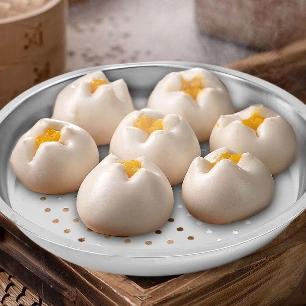 Deepened Steaming Tray Rust-proof Wok Steamer Steamer Shelf Dumplings Steamer Tray  Kitchen Cooking
