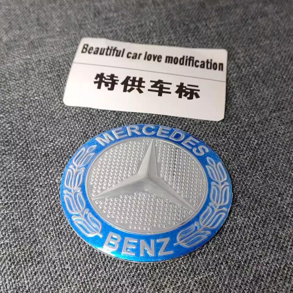 4 шт. 56 мм Наклейки на колпачки ступиц колес автомобиля Аксессуары для Mercedes Benz Brabus AMG Smart Maybach W205 W203 W206 W108 W124 W126