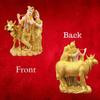 1 шт. Идол Шри Радхи Кришны - Золотая Мурти Статуэтка Декор, Офис, Приборная панель автомобиля, Мандир, Настольный экспонат, | Подарок для него