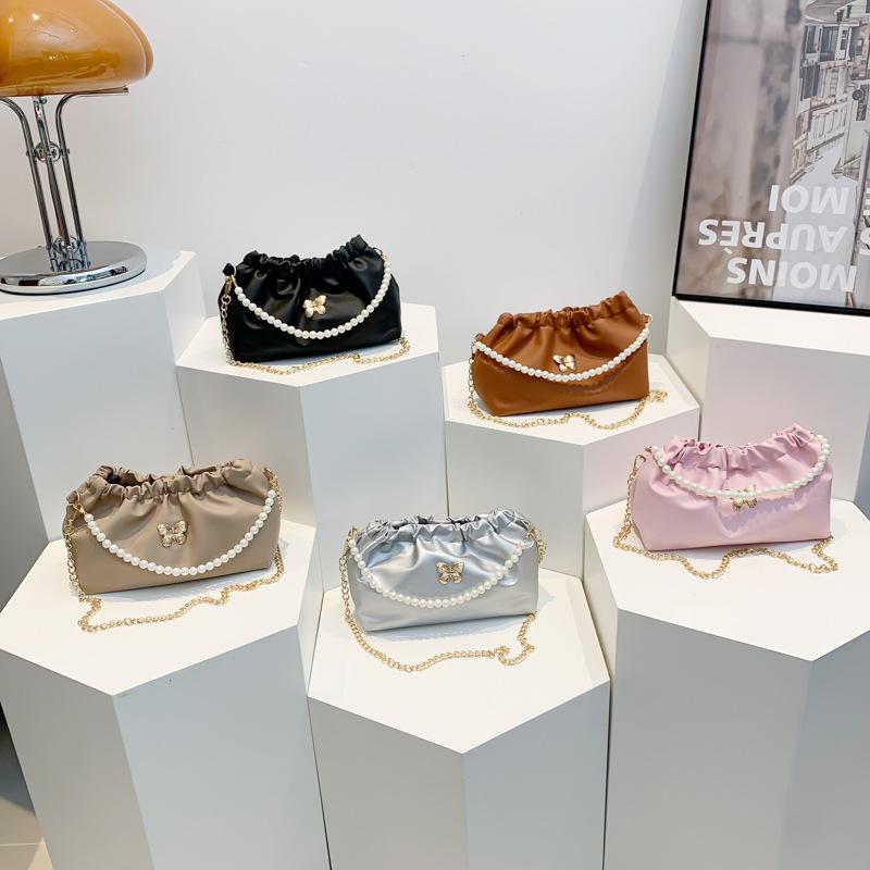 New Bags for Women's Niche Beauty Cloud Bag Chain Crossbody Bag Fashionable Personality Trend One-shoulder Bucket Bag