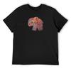 Vintage Elephant T-Shirt Graphic T Shirts Graphic Tee Shirt Anime Clothes Boys Animal Print Mens Graphic T-shirts Funny