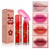 8-color Roll-on Lip Liquid, Non-stick Cup Lip Glaze, Easy-to-color Lip Gloss + Transparent Lip Oil