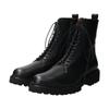 Fashion Boots Tank Sole Lace Up Short Boots F43009 [Fabiorsconi]