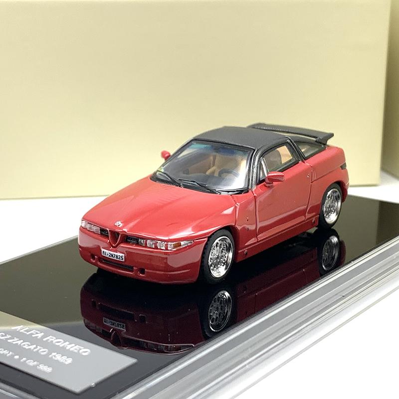 HXFQ7 CTMCK 1:64 АЛЬФА РОМЕО SZ ZAGATO 1989 Литой Автомобиль из Сплава Diecasts & Игрушечные Транспортные Средства Модель Автомобиля Масштабная Модель Автомобиля Игрушки Для Детей