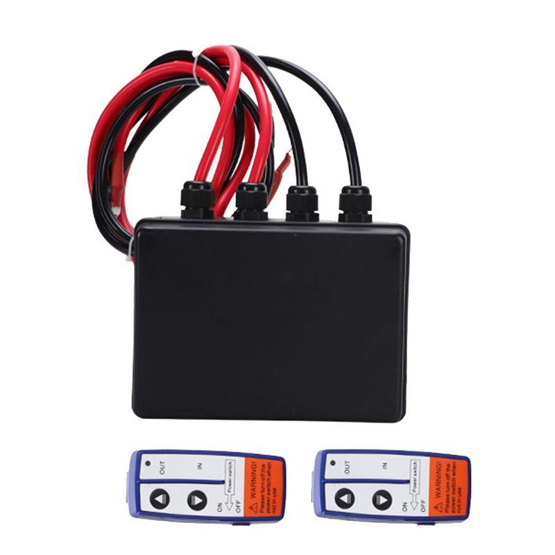 Aug. 5000 Lbs Electric Winch Control Box Wireless Remote Control 250A Truck Mounted Crane Accessories Winch Control Box Easy To