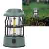Camping Lantern Rechargeable 3 Gears IPX4 Water Resistant Retro Portable Tent Lamp for Emergency Pow