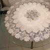 Pvc Waterproof Oilproof Round Tablecloth 70 Cm Dining Table Cloths Home Table Cover Light Luxury Christmas Decoration