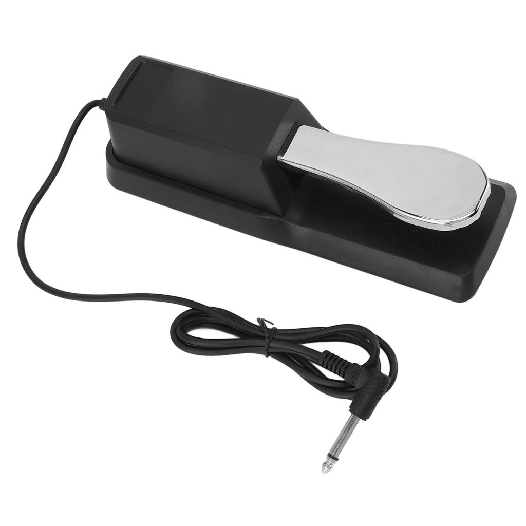 Sustain Pedal Metal Universal Piano Keyboard Support Instrument Accessories Silver