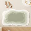 Bathroom Absorbent Diatom Mud Floor Mats Bathroom Irregular Dirt-resistant Non-slip Floor Mats Modern Minimalist Cuttable Floor Mats