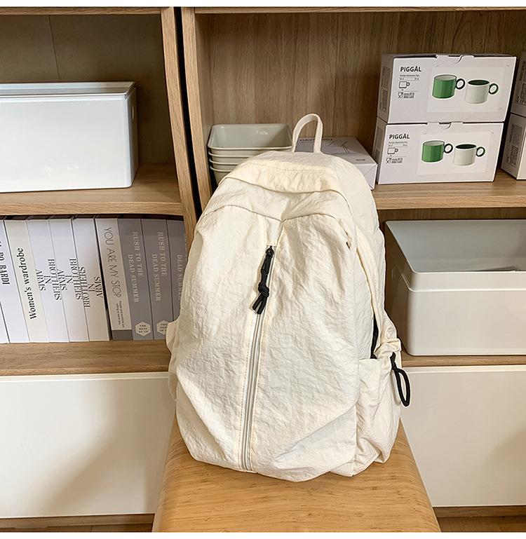 Школьный рюкзак в корейском стиле ins простой рюкзак для компьютера для ученика средней школы однотонный дорожный рюкзак универсальный повседневный рюкзак