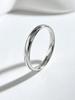 925 Sterling Silver Zircon 3mm Circular Aperture Fashionable Ring For Women Engagement Wedding Luxury High Quality Fine Jewelry