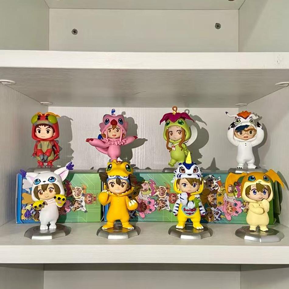 High Quality 2 Style 8pcs/set Anime Digital Monster Digimon Cosplay Cute Action Figure Model Toys for Children