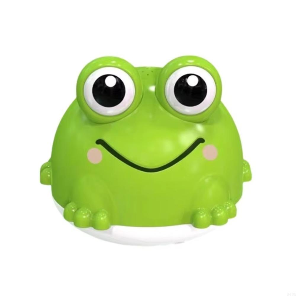 LED Light Frogs Baby Bath Toy Automatic Water Sprayer Water Sprinkler Bath Toy Bath Time
