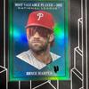 Бейсбольная карточка Topps MLB Bryce Harper Phillies 2021 MVP, лимитированная 99 шт. Harper