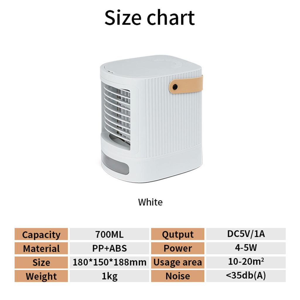 Портативный мини-кулер USB Маленький охладитель Ice Crystal Маленький кондиционер
