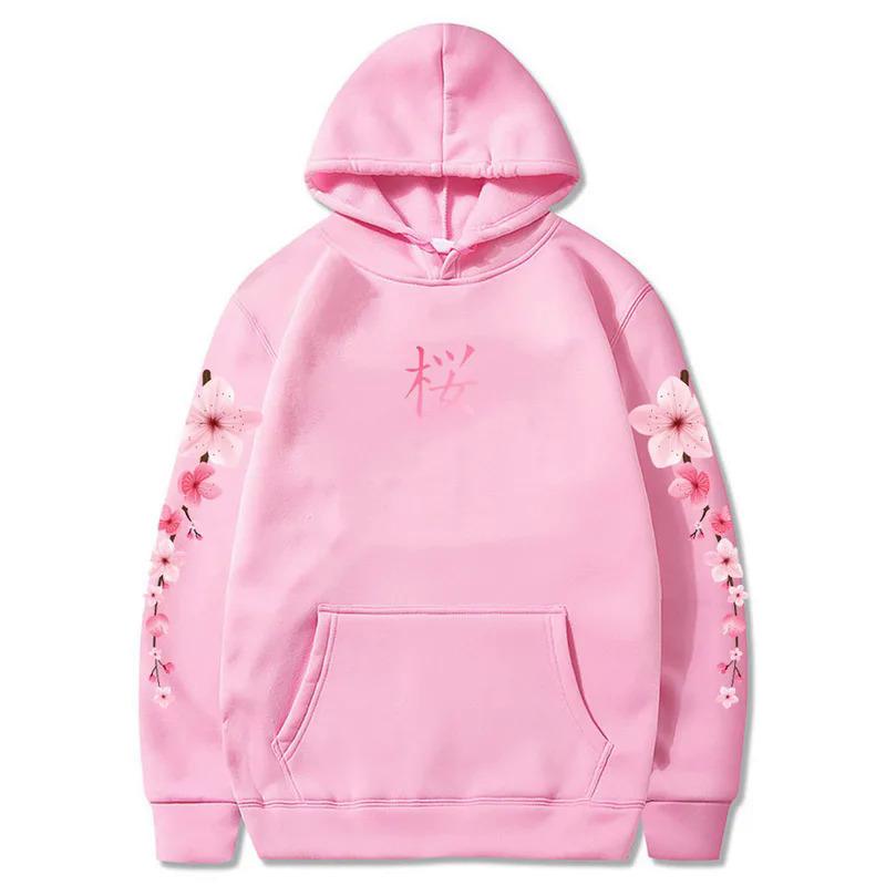 Japanese Blossom Sakura Graphic Hoodies Hoodies