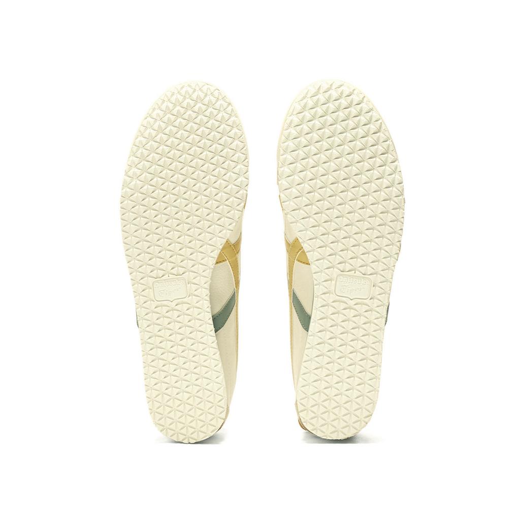 ONITSUKA TIGER Кроссовки унисекс Mexico 66 кремовые с минерально-коричневыми полосками 1183A201-120