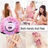 600W UV LED Nail Lamp High Quality Nail Dryer Lamp with Automatic Sensor LED Light 4 Timer Professional Manicure Pedicure Nail Epuipment