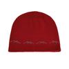 New Mountain Peak Embroidery Knitted Hat Men's and Women's Autumn and Winter Warm Wool Hat Versatile Pullover Cold Hat
