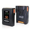 AJNWNM BP-50W V Mount Battery Power Bank 14.8V V Lock V Shape Li-ion Battery PD Fast Charging for Cameras Smartphones Laptop