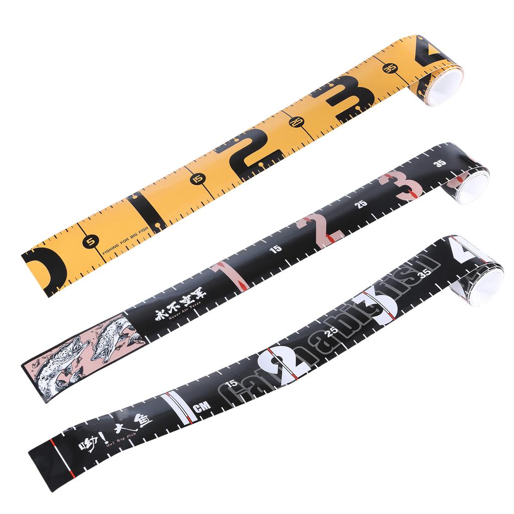 Рыболовная измерительная лента, самоклеящаяся длинная линейка для рыбы, водонепроницаемые наклейки, измерительная лента, рыболовные принадлежности