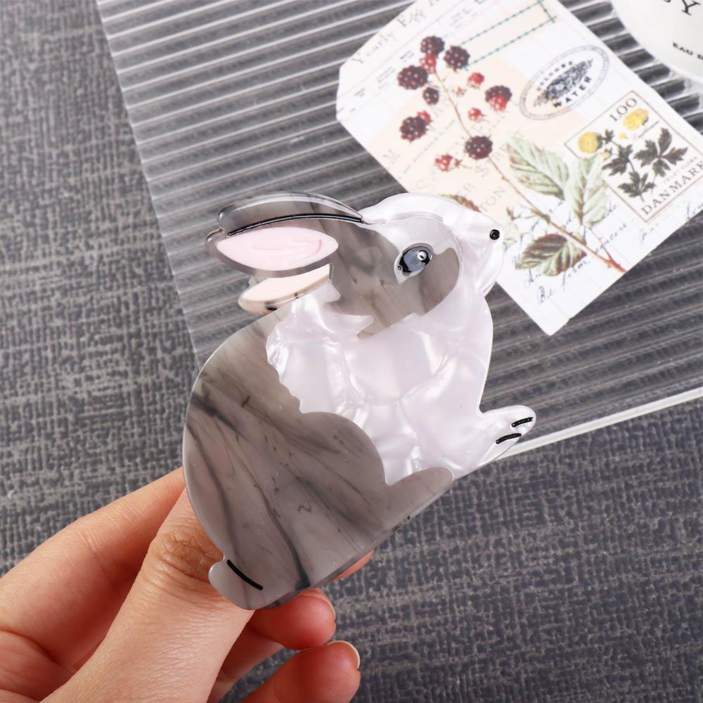 Holder Acetic Acid Women Hair Clips Korean Style Crab Clip Rabbit Hair Claw Hair Accessories