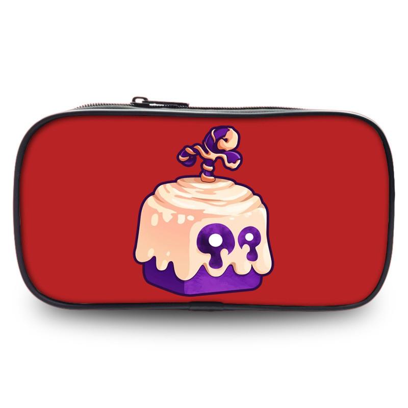 Прочный полиэстеровый пенал Blox Fruits Roblox для студентов с большой вместимостью