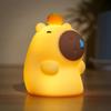 Силиконовые ночники Capybara портативные USB перезаряжаемые сенсорные лампы с животными для детского подарка домашнего декора спальни