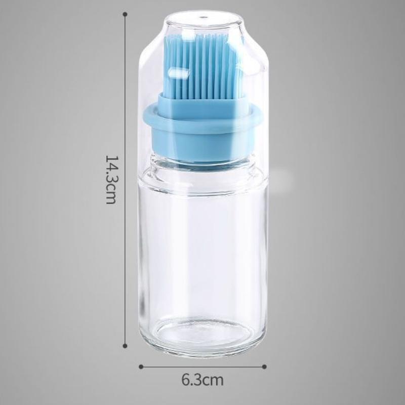 Кухонная масляная щетка, силиконовая щетка с бутылкой, блинная, устойчивая к высоким температурам, безволосая интегрированная щетка для выпечки, пищевая щетка, формы для выпечки