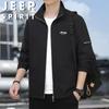 JEEP SPIRIT Men's Casual Stand Collar Jacket