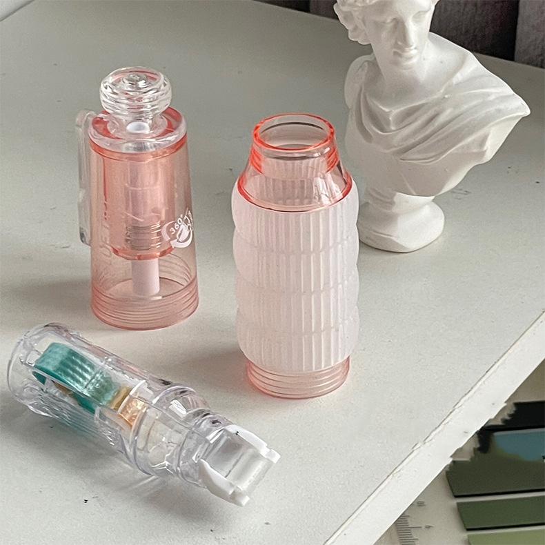 Креативный дизайн Стираемая двухсторонняя клейкая лента Ручка Стиль Простота Однотонная цветная точечная клейкая лента Стираемая декоративная лента для скрапбукинга Журнал