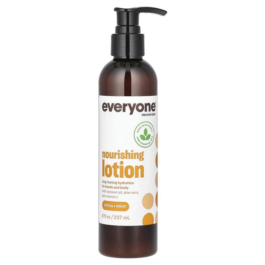Everyone Nourishing Lotion, Citrus + Mint, 8 Fl Oz (237 Ml)
