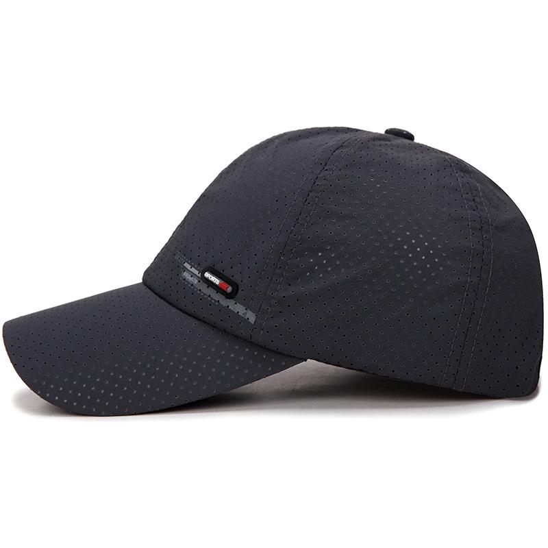 Breathable Perforated Quick-drying Cap Men's Fishing Sun Protection Baseball Cap Cycling Travel Sports Cap