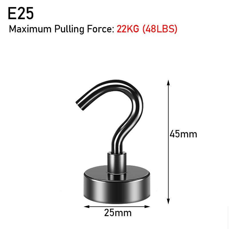 10/20/30 шт. прочный магнитный крючок 70 фунтов макс. сверхпрочный магнит 3 покрытия неодимовые крючки для кухни гаража гриля чашки вешалки для ключей