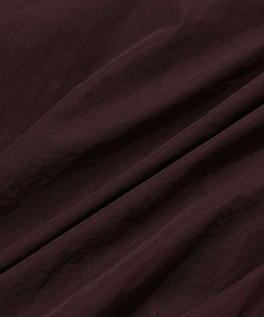 PHYPS MOTORCYCLE Basic Logo Nylon Track Pants Burgundy