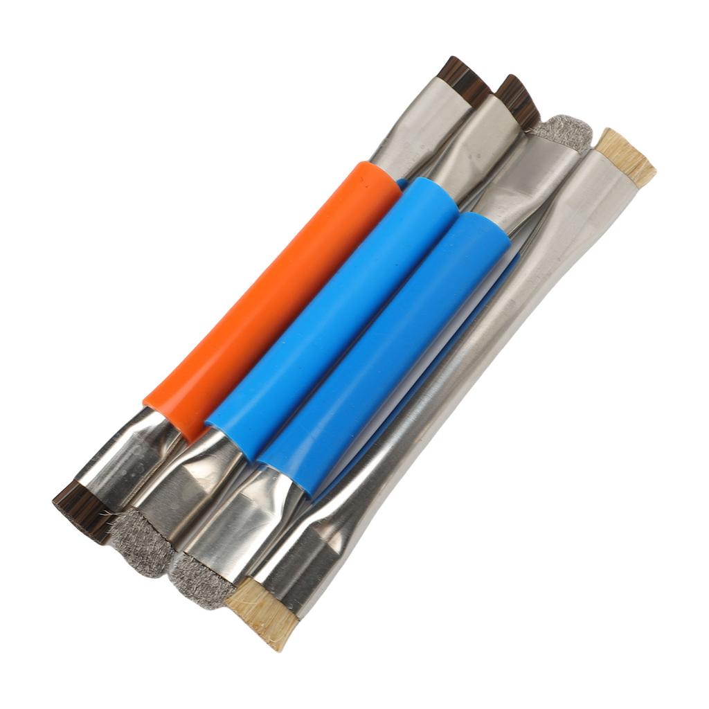 4 Pack Anti Static IC Cleaning Brush Tool Double Head Motherboard Hard Brush for PCB Mobile Phone Repair