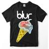 Лето 2026 Новая группа BLUR Британский рок панк Американская чистый хлопок свободная мужская футболка с коротким рукавом для мужчин и женщин