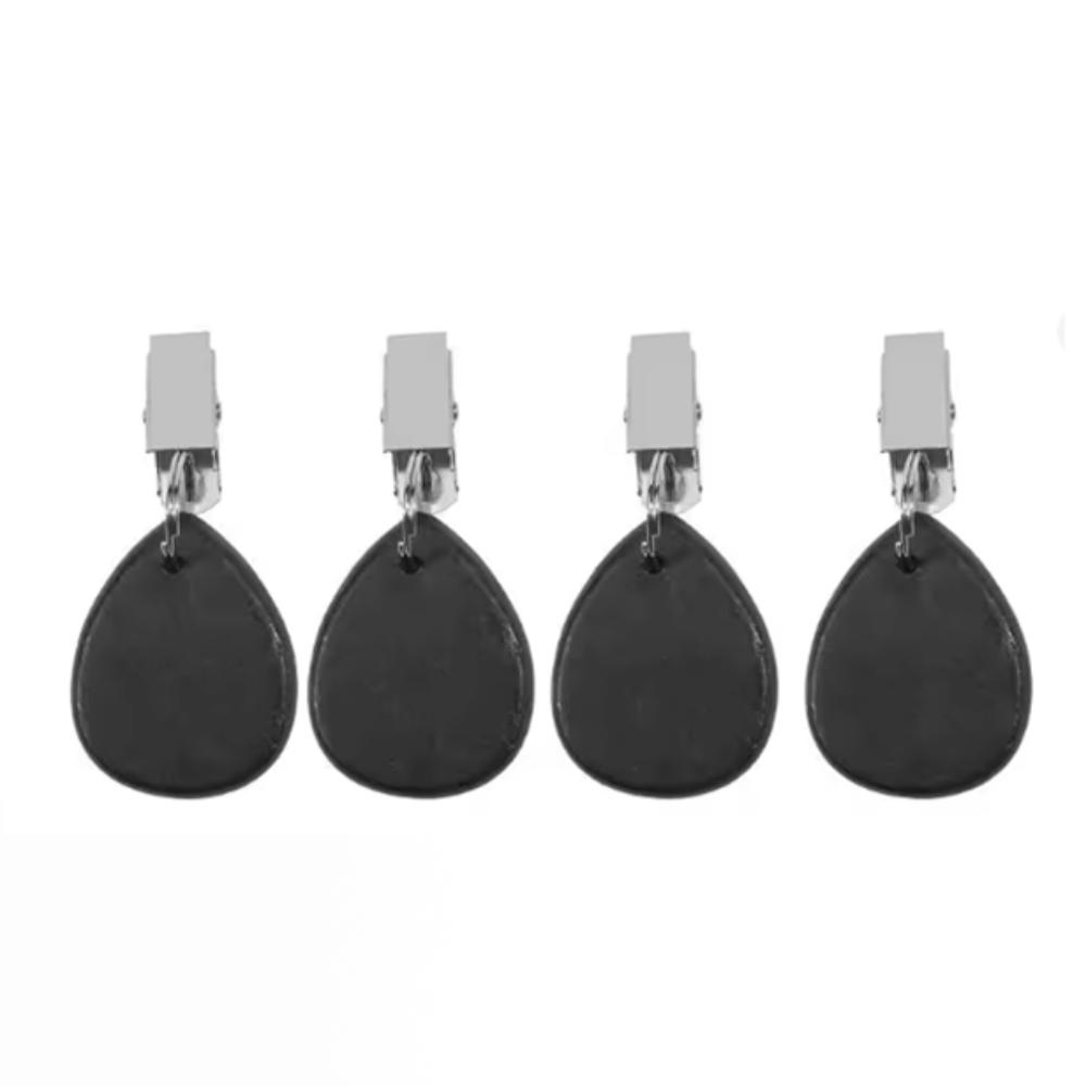 4PCS Windproof Marble Tablecloth Clip Decorative Table Cover Weight Tablecloth Drop  Picnic