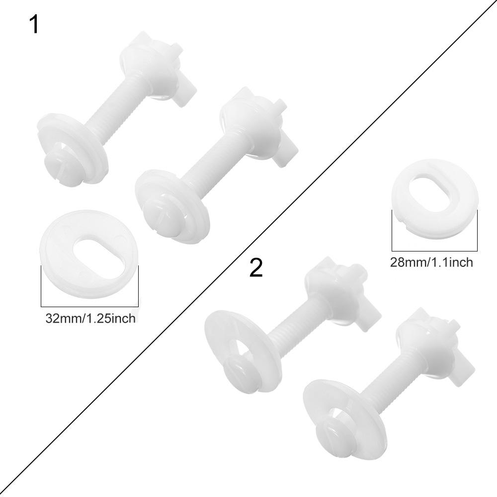 1Pair Hardware Easy Installation Repair Tools Bolts Bathroom Nut Fixing Screws Toilet Seat Hinges