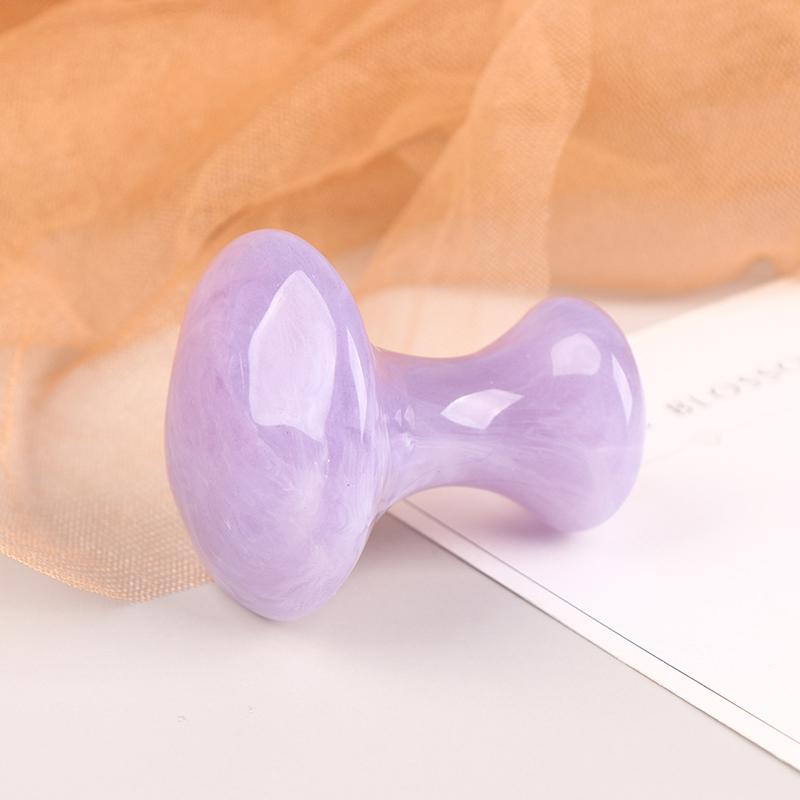 Массажер для лица Гуаша Инструмент Натуральный Грибной Смола Уход За Кожей Лица Инструмент