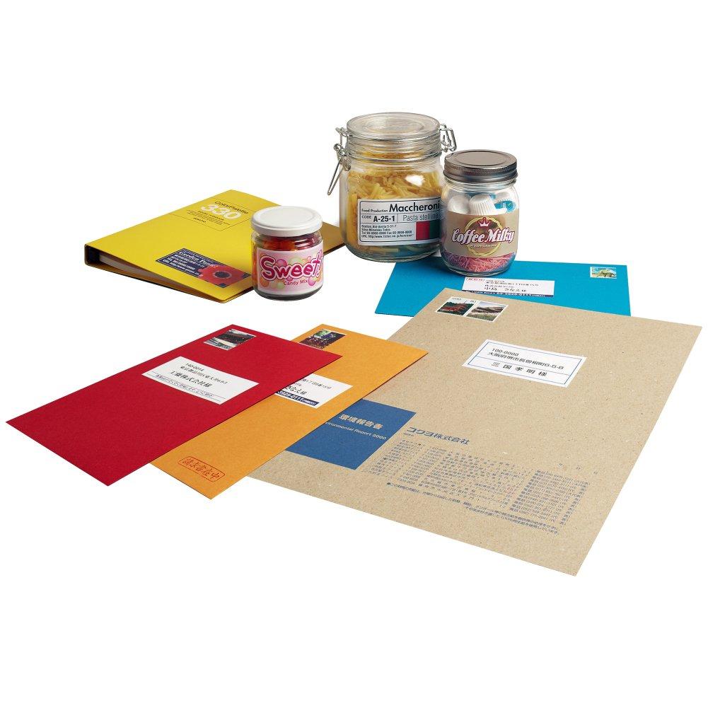 Бумага для копирования KOKUYO, этикетки для струйной печати, 12 сторон, 100 листов, KJ-E80920N