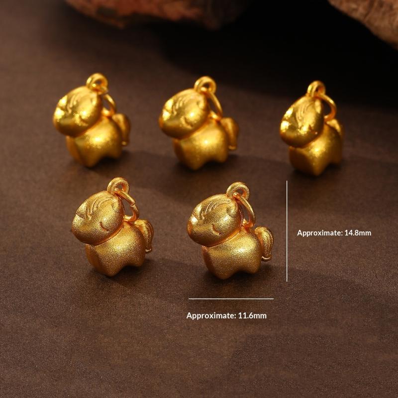 5 шт. Подвески-пони из цинкового сплава с покрытием, Шармы для DIY Ожерелья, Браслета, Серьг, Аксессуар