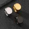 Fashion Men Smooth Stainless Steel Rings Glossy Signet Round Finge Rings Hiphop Punk Male Wedding Party Jewelry