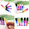 5Pcs/Set 10ml Rollerball Multicolor Gradient Empty Essential Oil Perfume Bottle