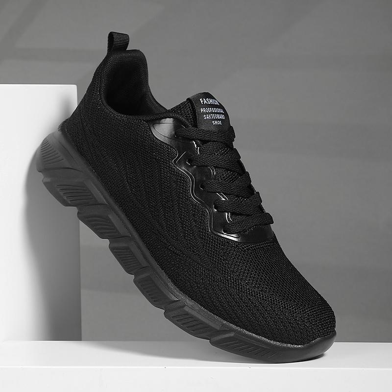 Fashion New Men's Shoes Breathable Casual Sneakers Summer White Running Shoes Lightweight Soft Sports Shoe for Male Large Size 35-45