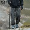 JEEP SPIRIT Men's Thickened Outdoor Functional Cargo Trousers