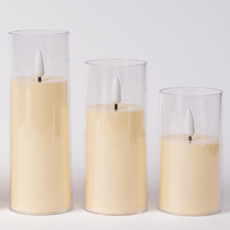 Вечеринка Романтическая Свадьба с Батареей Домашний Декор Рождество Светодиодная Свеча Лампа Беспламенные Свечи Светильник Качающийся Фитиль